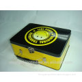 gift packing tin box with handle